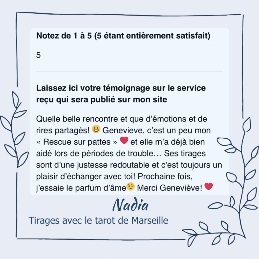 Témoignage-Nadia-Tirages avec le tarot de Marseille